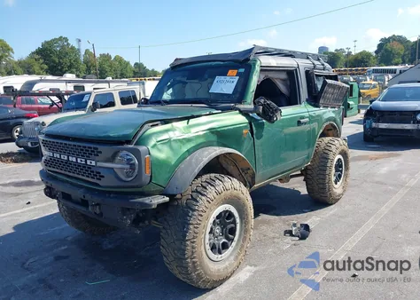 2022 Ford Bronco Badlands z USA, uszkodzony, nr VIN 1FMDE5CPXNLB74863